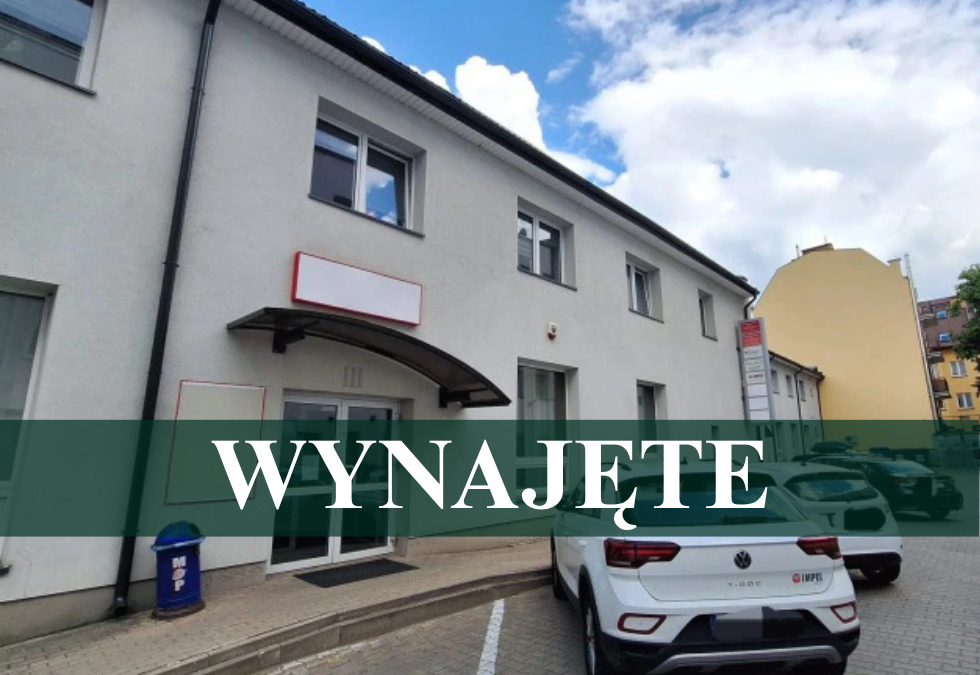 [WYNAJĘTE] OFERTA WYNAJMU LOKALU NA PARTERZE – 106,40 m2